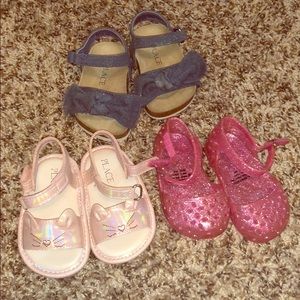 💕SOLD💕Baby girl sandals bundle (3-6 months)
